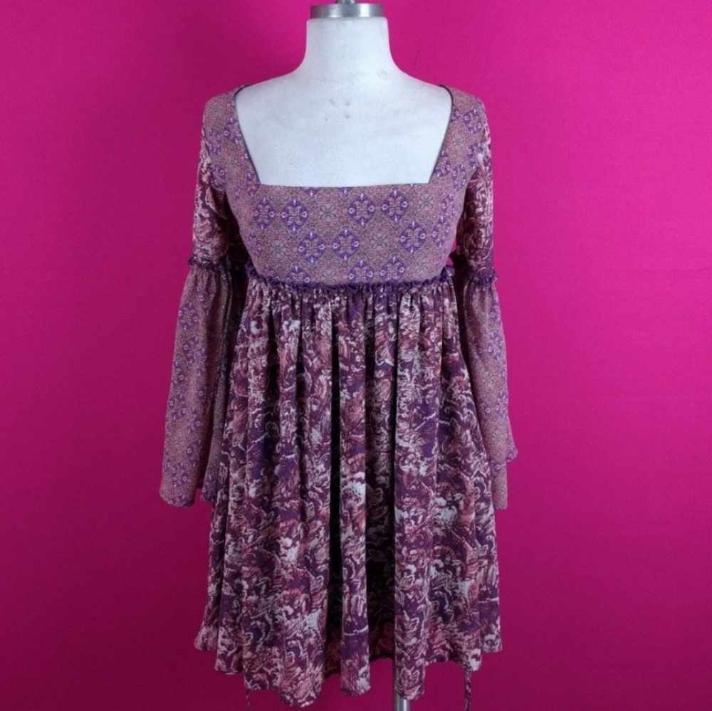 @ AMerican Rag sz XS Babydoll Dress Purple A-line